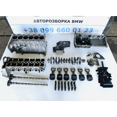 Двигун BMW E60 E61 M57n2, 3.0, дизель, 2005 рік. Блок, коленвал.