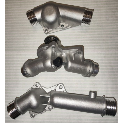 Алюмінієвий корпус термостата, BMW E34, E36, E39, E38, E46, E53, E60, M50, M52, 1990-2003, 2.0-3.0 л, бензин.