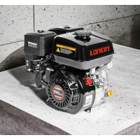 Бензиновий двигун LONCIN G200F-AS, 6,5 К.С., випущений в Україні, об'єм 196 см³, вал 20 мм.