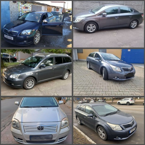 Двигун 1.8, Toyota Avensis T25, 2003-2008, бензин.  
Двигун 2.0, Toyota Avensis T25, 2003-2008, бензин.  
Двигун 2.0, Toyota Avensis T27, 2008-2018, бензин.  
Двигун 2.2, Toyota Avensis T27, 2008-2018, дизель.  
Двигун 2.0, Toyota Avensis T27, 2008-2018,