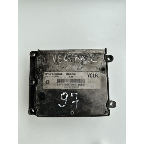 Блок керування двигуна Opel Vectra C Z22SE 12571663AL, 2005 рік, 2.2 л, бензин. Блок керування двигуна Opel Vectra C Z22SE 12571663AL, 2005 рік, 2.2 л, бензин.