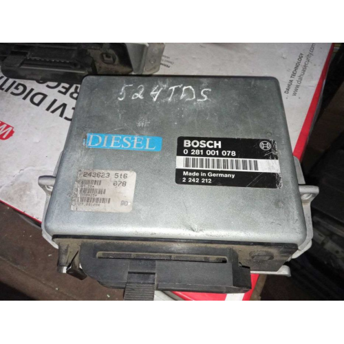 Блок керування двигуном BMW E34 2.4 TDS 0281001078 2242212, 1992 р., дизель, 2.4 л. Блок керування двигуном BMW E34 2.4 TDS 0281001078 2242212, 1992 р., дизель, 2.4 л.