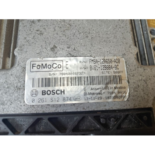 Блок керування двигуном Ford Focus 3, 0261S12874, 2012 рік, 1.6 л, бензин. Блок керування двигуном Ford Focus 3, 0261S12874, 2012 рік, 1.6 л, бензин.