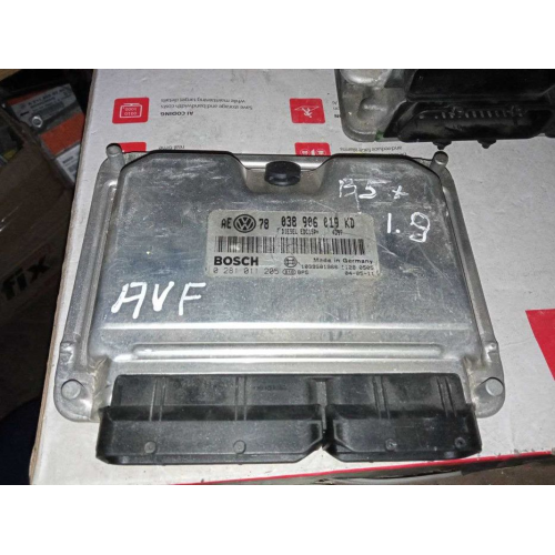 Блок управління двигуном Volkswagen Passat B5 1.9D 038906019KD 0281011205, 2001 рік, дизельний 1.9 л. Блок управління двигуном Volkswagen Passat B5 1.9D 038906019KD 0281011205, 2001 рік, дизельний 1.9 л.