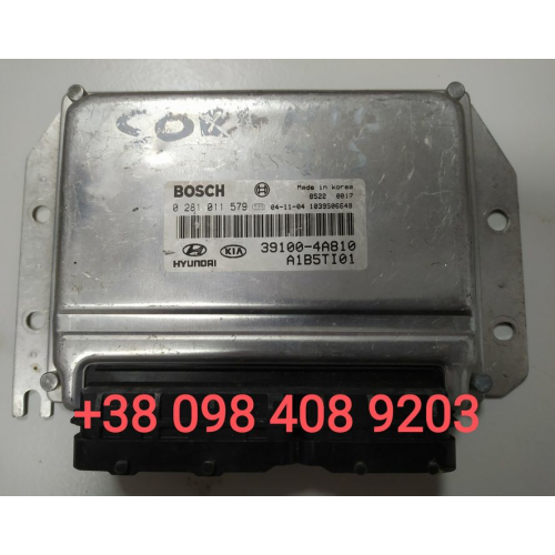 Блок управління двигуна KIA Sorento 2,5CRDI 0281011579, 39100-4A810, 2002, 2,5 л, дизель. Блок управління двигуна KIA Sorento 2,5CRDI 0281011579, 39100-4A810, 2002, 2,5 л, дизель.