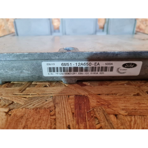 Блок управління двигуном Ford Focus2 1.6tdci 6m5112a650, 2008 рік, дизель, об'єм 1.6 л. Блок управління двигуном Ford Focus2 1.6tdci 6m5112a650, 2008 рік, дизель, об'єм 1.6 л.