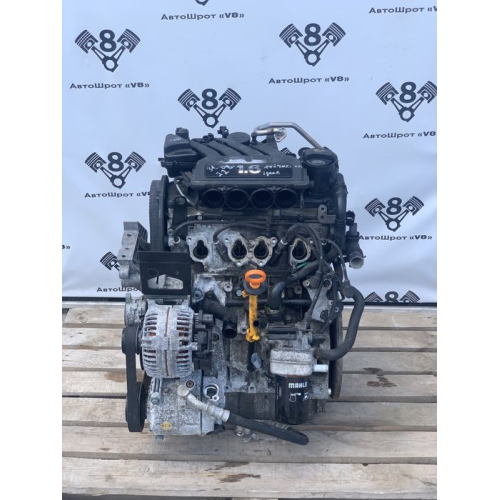 Двигун BGU 1.6 Mpi, 146 т.км, VAG, 2006 рік, бензиновий. Двигун BGU 1.6 Mpi, 146 т.км, VAG, 2006 рік, бензиновий.