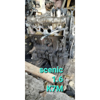 Двигун K7M 1.6 Renault Scenic 2003, бензин Laguna Logan Clio Kangoo.