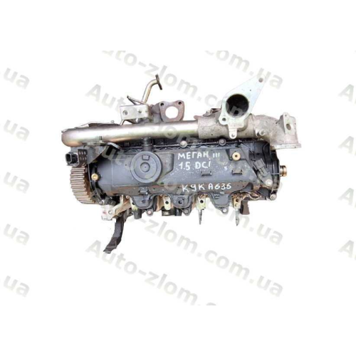 Двигун Renault Megane III, Scenic III, 1.5dci, K9KA636, 2010 рік, 1.5 л, дизель. Двигун Renault Megane III, Scenic III, 1.5dci, K9KA636, 2010 рік, 1.5 л, дизель.