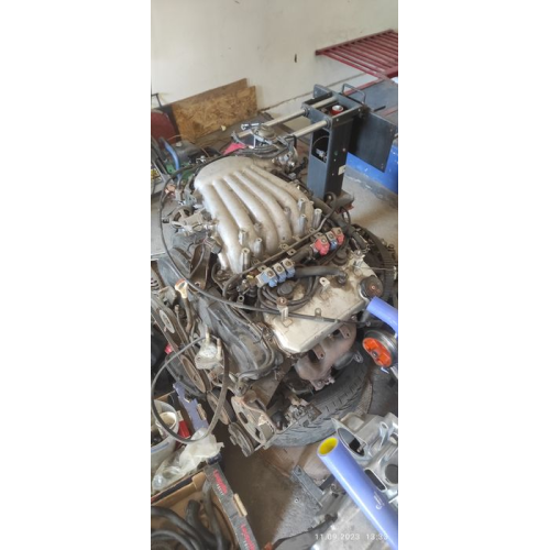 Двигун Mitsubishi Galant, 4G63, 1998 рік, 2.0 л, бензин, з проводкою і навісним. Двигун Mitsubishi Galant, 4G63, 1998 рік, 2.0 л, бензин, з проводкою і навісним.