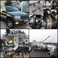 Розбір Jeep Grand Cherokee WJ 3.1 1999/2004. Коробка передач, 3.1 л дизель. Мотор, 3.1 л V6. Мости, передній і задній.