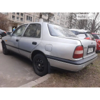 КПП 5-ступенева, двигун бензиновий, генератор 90A, стартер 1.4kW, Nissan Sunny, 1998, 1.6 л.