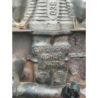 Двигун 1.9 SDI 038021AQ/BM, 80 к.с., V400, Skoda Volkswagen, дизель.