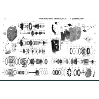 АКПП 6F50/6F55 для Ford Flex Edge Explorer Fusion 3,5, 2009-2019, 3,5 л, бензин.