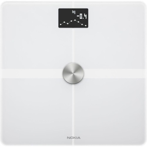 Розумні ваги Nokia (Withings) WBS05 Body+ Composition Wi-Fi: точні виміри ваги, вміст жиру, м'язів та води в організмі, синхронізація з додатком, висока точність вимірювань. Розумні ваги Nokia (Withings) WBS05 Body+ Composition Wi-Fi: точні виміри ваги, вміст жиру, м'язів та води в організмі, синхронізація з додатком, висока точність вимірювань.