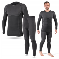 Комплект термобілизни чоловічий Bergson чорний розмір S/M, L/XL
