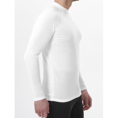 Блуза чоловіча з довгим рукавом Wedze біла розміри XS, S, M, L, XL, XXL, 3XL Блуза чоловіча з довгим рукавом Wedze біла розміри XS, S, M, L, XL, XXL, 3XL