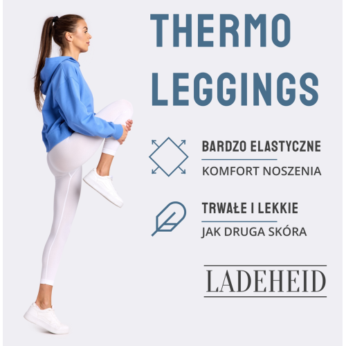Легінси термоактивні жіночі Ladeheid білі розміри S, M Легінси термоактивні жіночі Ladeheid білі розміри S, M