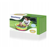 Басейн надувний Bestway 51128 круглий 70х70см, різнокольоровий
