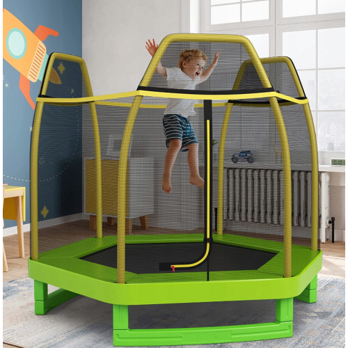 Батут із сіткою Goplus 223 x 223 x 186 зелений Батут із сіткою Goplus 223 x 223 x 186 зелений