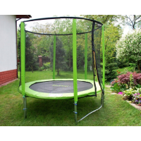 Батут із сіткою SkyFlyer 180 см FT 6 (180-183 см) зелений