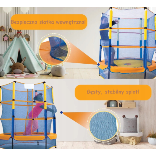Батут із сіткою Etrampoliny 150 см Батут із сіткою Etrampoliny 150 см