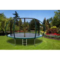 Батут із сіткою FIT-NET 374 см FT 12 (365-374 см) зелений