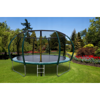 Батут із сіткою FIT-NET 435 см FT 14 (427-435 см) зелений