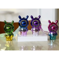 Міні-ручний вентилятор дитячий літній USB-кабель «кролячі вушка»