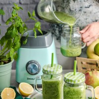 Блендер Vintage Cuisine мятний retro Блендер Vintage Cuisine мятний retro