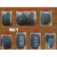 (№1) Корпус ключа Renault  Opel Vivaro Trafic Magnum