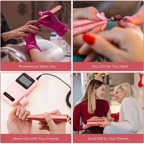 Фрезер для манікюру Electric Nail Drill 50000 Pink