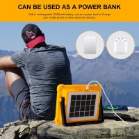 Світлодіодний прожектор LED Solar Work Light 100W з акумулятором та сонячною панеллю