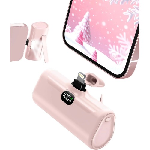 Портативний акумулятор Zerolia 5000 mAh Lightning Pink