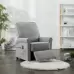 Крісло масажне VidaXL з світло-сірої тканини