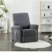 Крісло масажне VidaXL з темно-сірої тканини
