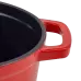 Ретро чавунна каструля з кришкою 4,3 л Vintage Cuisine Колір: червоний