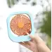 Вентилятор настільний акумуляторний DianDi Fashion Fan SQ 2177A Блакитний з помаранчевим