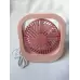 Вентилятор настільний акумуляторний DianDi Fashion Fan SQ 2177A Рожевий
