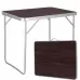 Туристичний стіл Springos 50х70х60см, коричневий
