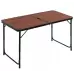 Туристичний стіл + 4 стільці Springos 60x120x70см темно-коричневий