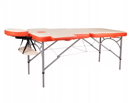 Масажний стіл складний Insportline Tamati помаранчевий