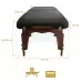 Масажний стіл дерев'яний Hotseler + табурет без спинки чорний