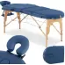 Масажний стіл дерев'яний складний Physa синій