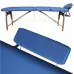 Масажний стіл дерев'яний Neti синій