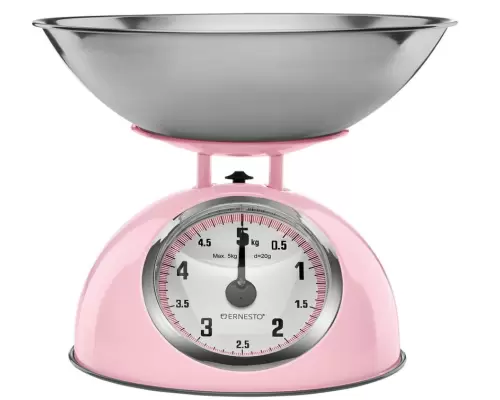 Ваги кухонні Ernesto Vintage рожевий 5 кг