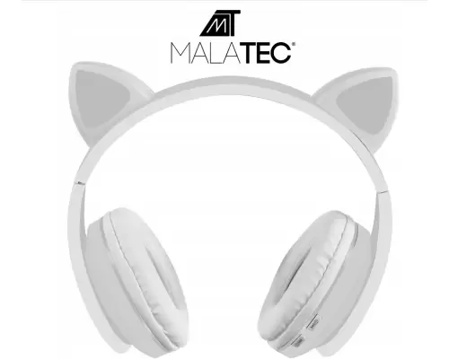 Бездротові навушники Malatec 16866 вуха білі