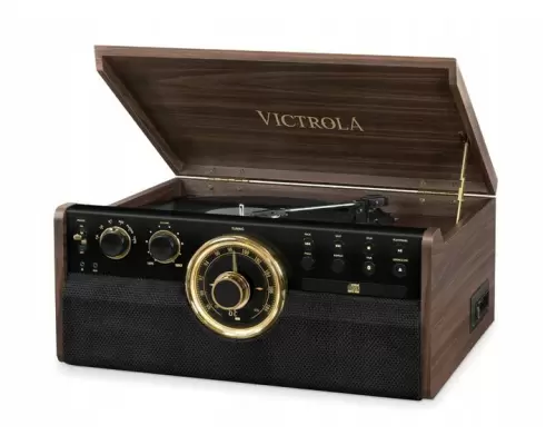 Victrola VTA-270B Brown Грамофон проигрыватель виниловых дисков