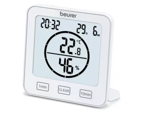 Компактний термогігрометр метеостанція Beurer HM 22
