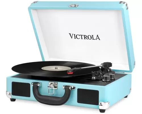 Victrola VSC 550BT Turquoise Грамофон проигрыватель виниловых дисков переносной